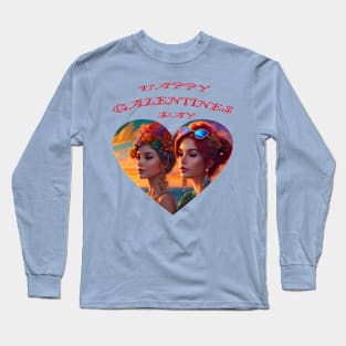 Galentines day girlfriends Long Sleeve T-Shirt